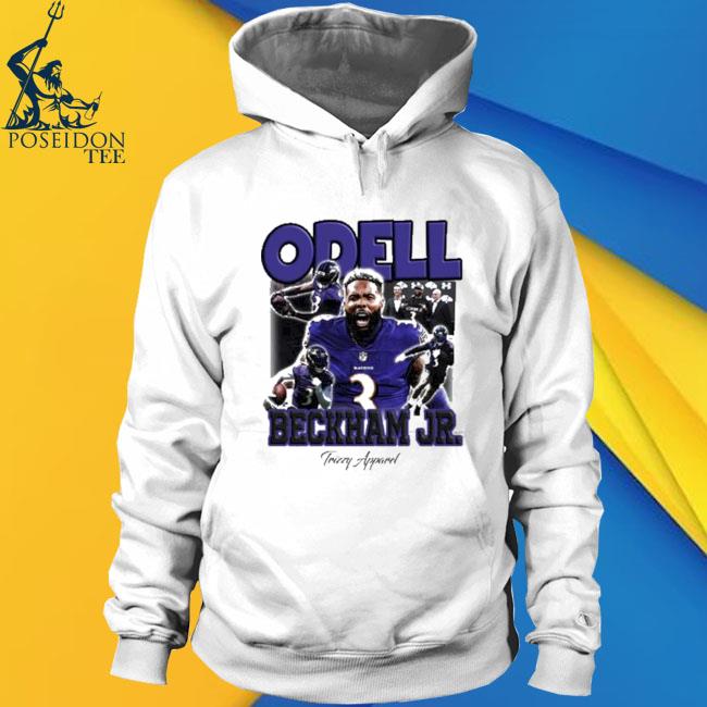 Official Number 3 Trizzy Apparel Odell Beckham Jr Ravens Graphic