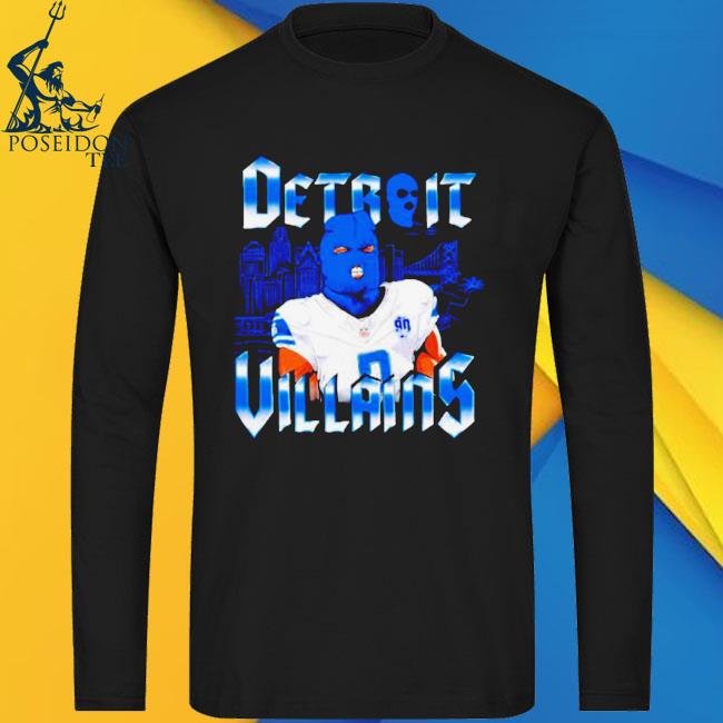 Detroit Lions Villain Logo Shirt - High-Quality Printed Brand