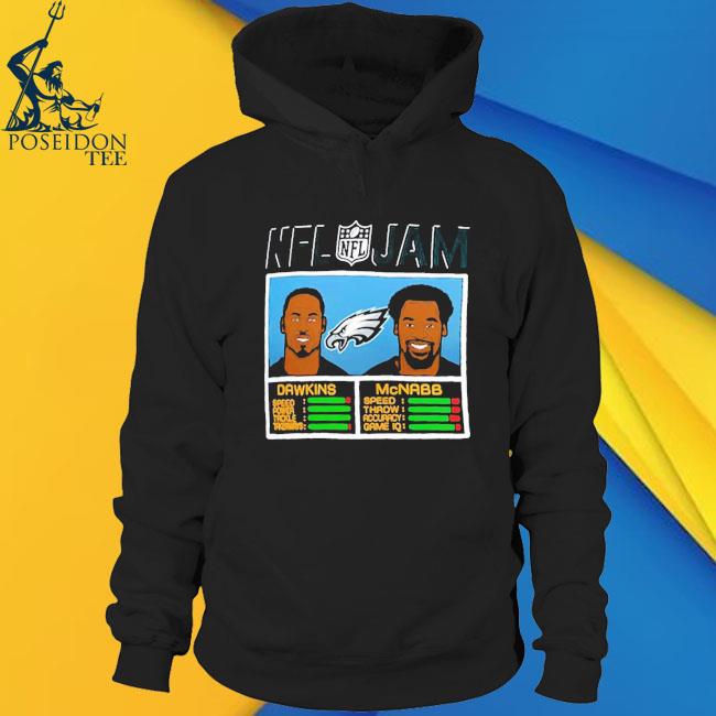 Men's Homage Brian Dawkins & Donovan McNabb Heathered Charcoal