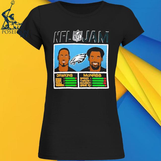 Men's Homage Brian Dawkins & Donovan McNabb Heathered Charcoal