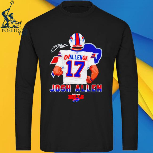 Buffalo Bills Challenge 17 Josh Allen Signature shirt, hoodie