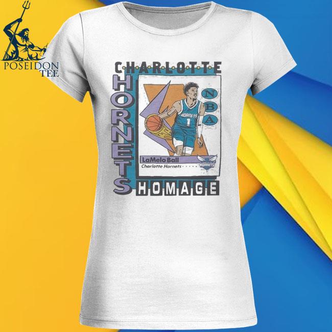 Charlotte Hornets Trading Card Lamelo Ball Nba Player T-shirt