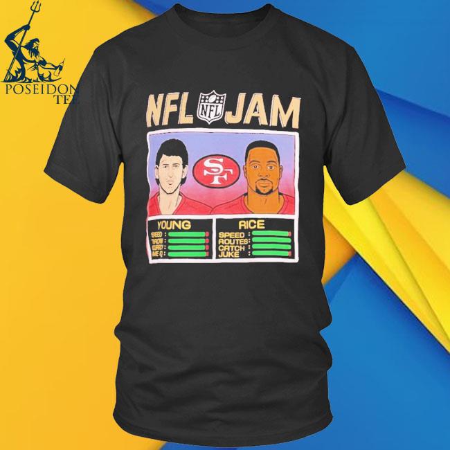 NFL Jam San Francisco 49ers Jerry Rice & Steve Young shirt, hoodie