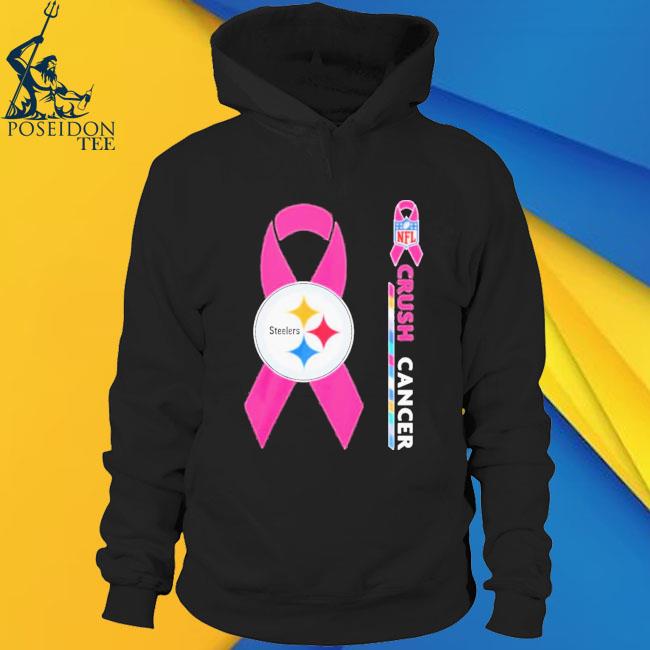 Crush Cancer Pittsburgh Steelers NFL Shirt Cancer Support Women Men Shirt -  Best Seller Shirts Design In Usa