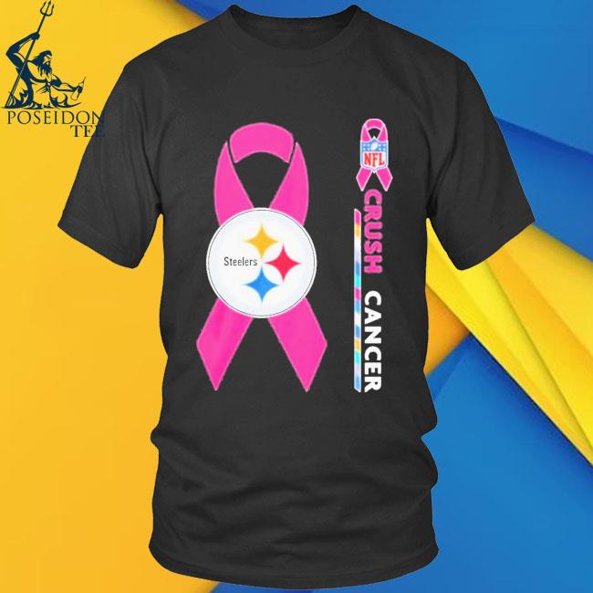 Pittsburgh steelers nfl crush cancer shirt, hoodie, sweater, long sleeve  and tank top