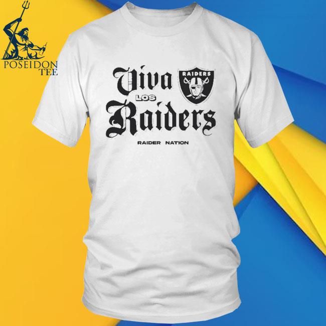 Las Vegas Raiders players wearing Viva Los Raiders shirt, hoodie