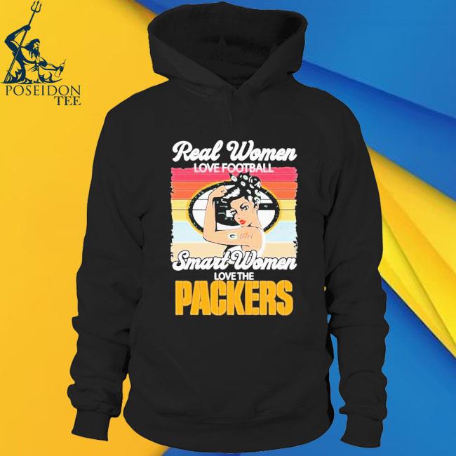 Real women love football smart women love the Green Bay Packers team  signatures shirt - Dalatshirt