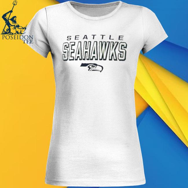 Seattle Seahawks Fashion Colour Logo T-Shirt - Womens