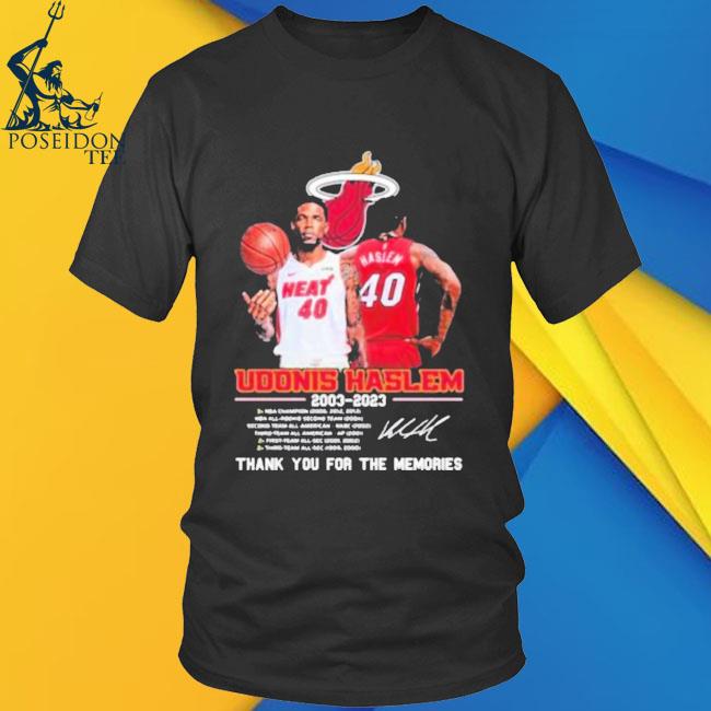 Udonis Haslem Miami Heat 2003 – 2023 Thank You For The Memories Shirt -  Shibtee Clothing