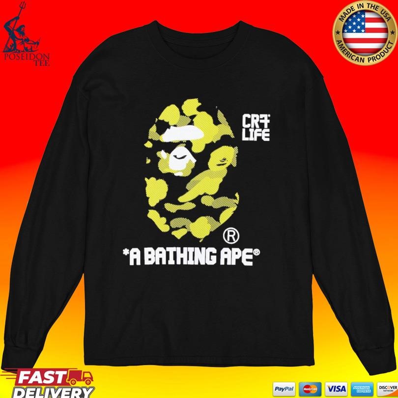 トップス BAPE X CR7 LIFE JERSEY BAPE X CR7 】LIFE MULTI LOGO POLY RELAXED FIT JERSEY | bape.com