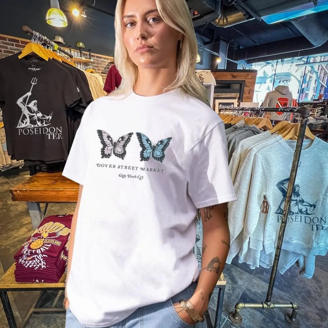 DSML VERDY Girls Don't Cry Butterfly Tee