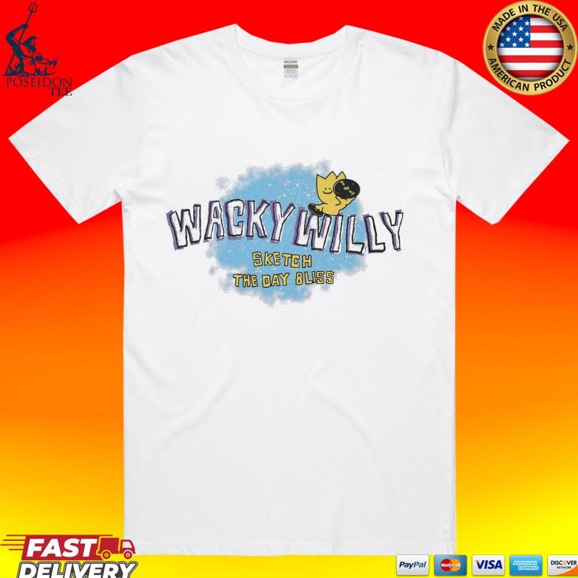 【WACKY WILLY】Ponte Kiki Short Sleeve T-Shirt R6496 Wacky Willy Kiki Typo Point T-shirt, hoodie, tank top