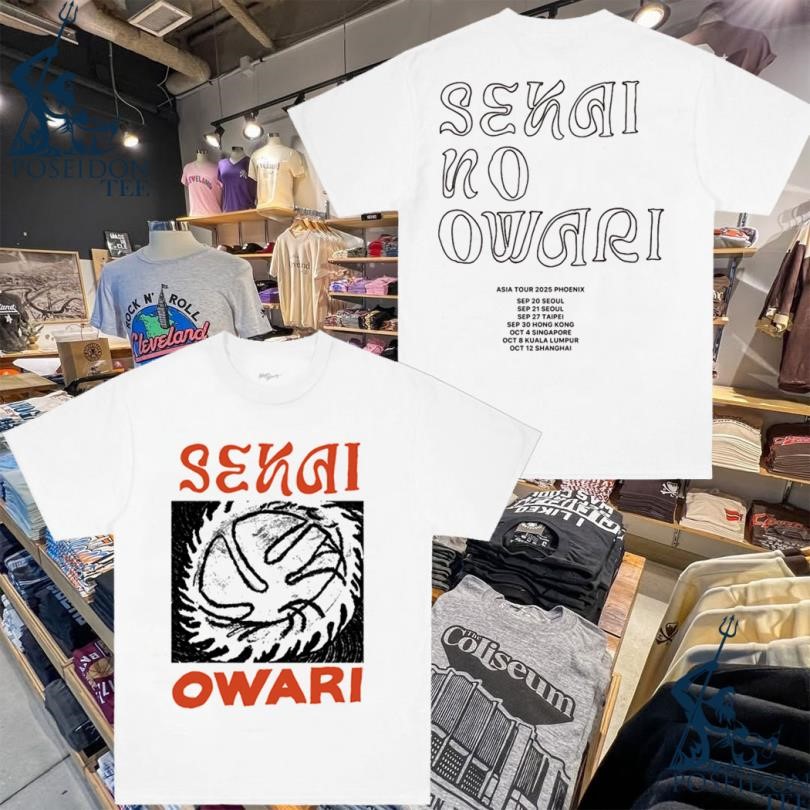 Sekai No Owari Asia Tour 2025 Phoenix T-shirt, hoodie, tank top