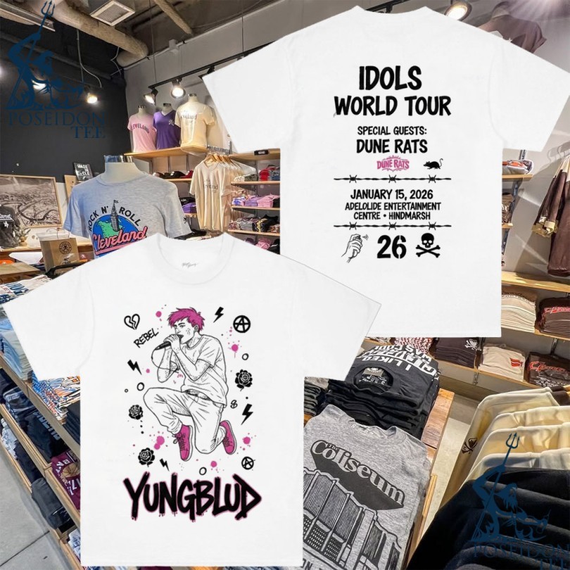 Yungblud Idols World Tour 2026 T-shirt, hoodie, tank top, sweater