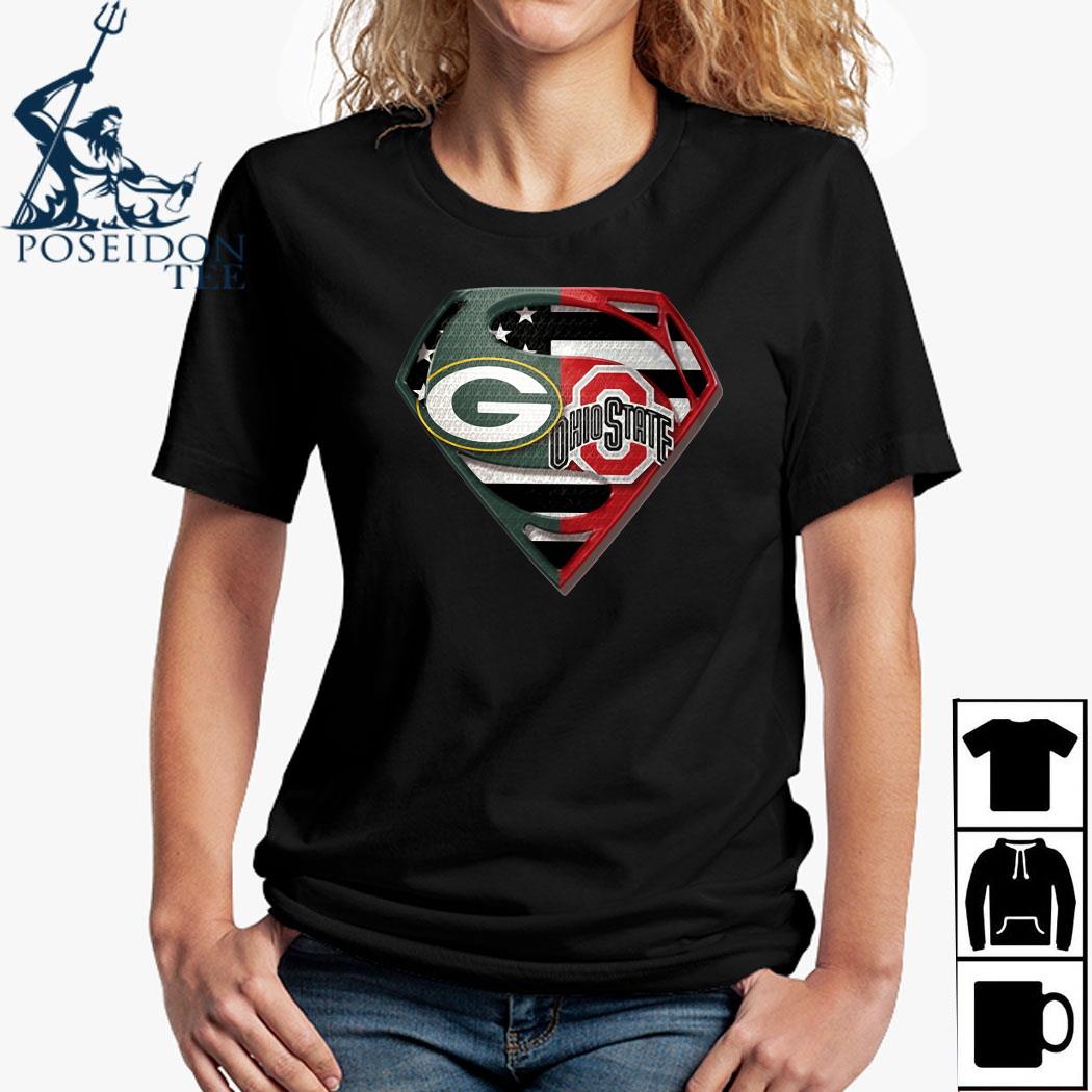 green bay packers superman shirt