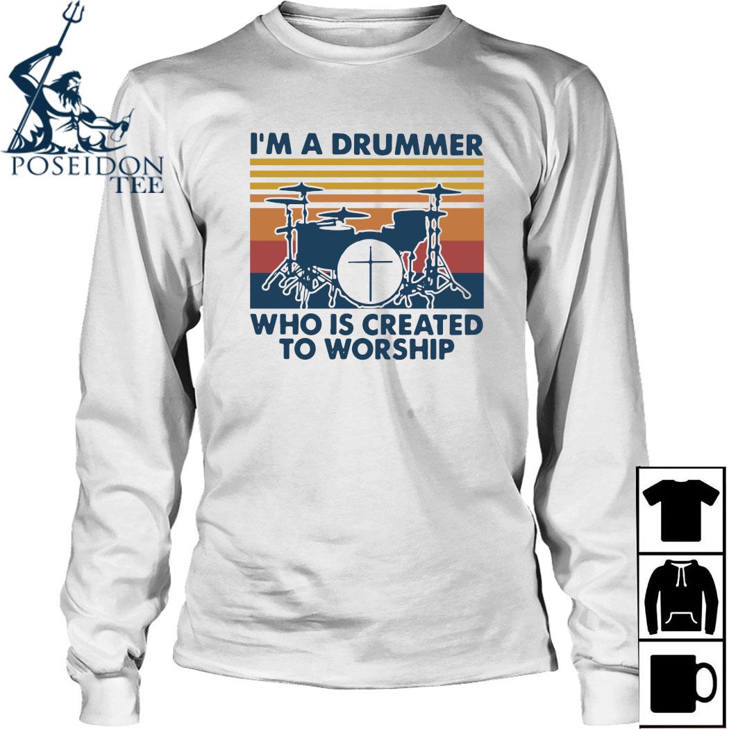 worship drummer t shirt