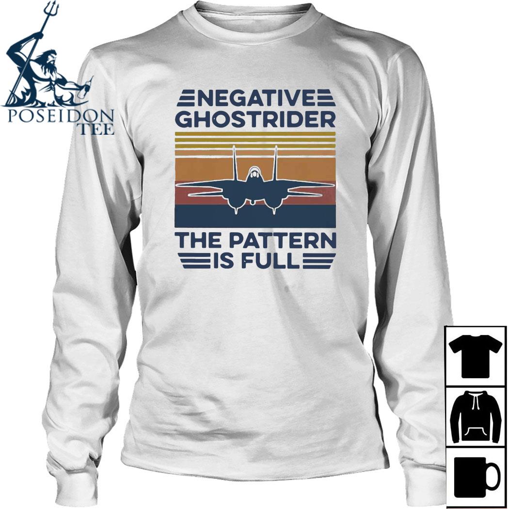 Buy Negative Ghostrider the Pattern is Full Vintage T-shirt Top