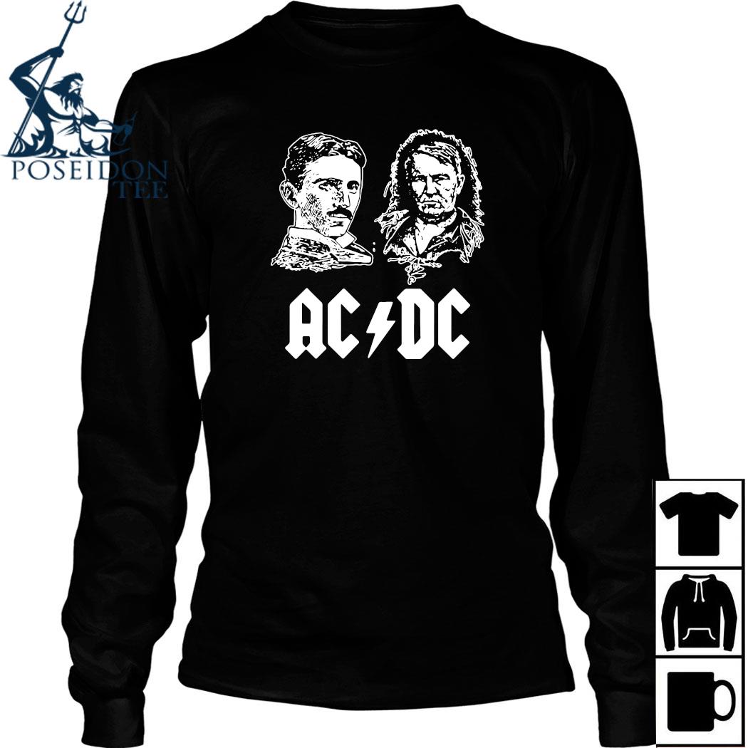 ACDC Nikola Tesla Thomas Edison Science Shirt, hoodie, tank top ...