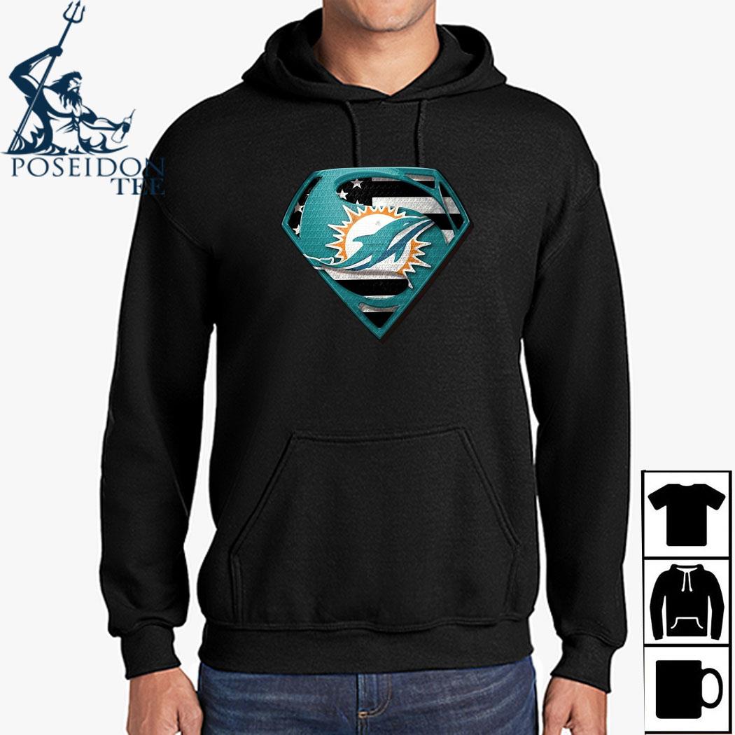 Miami Dolphins Superman logo shirt, hoodie, sweater, long sleeve and tank  top