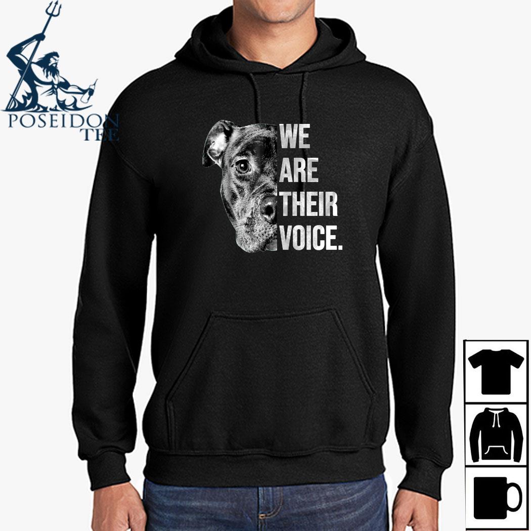 we are their voice pitbull shirt