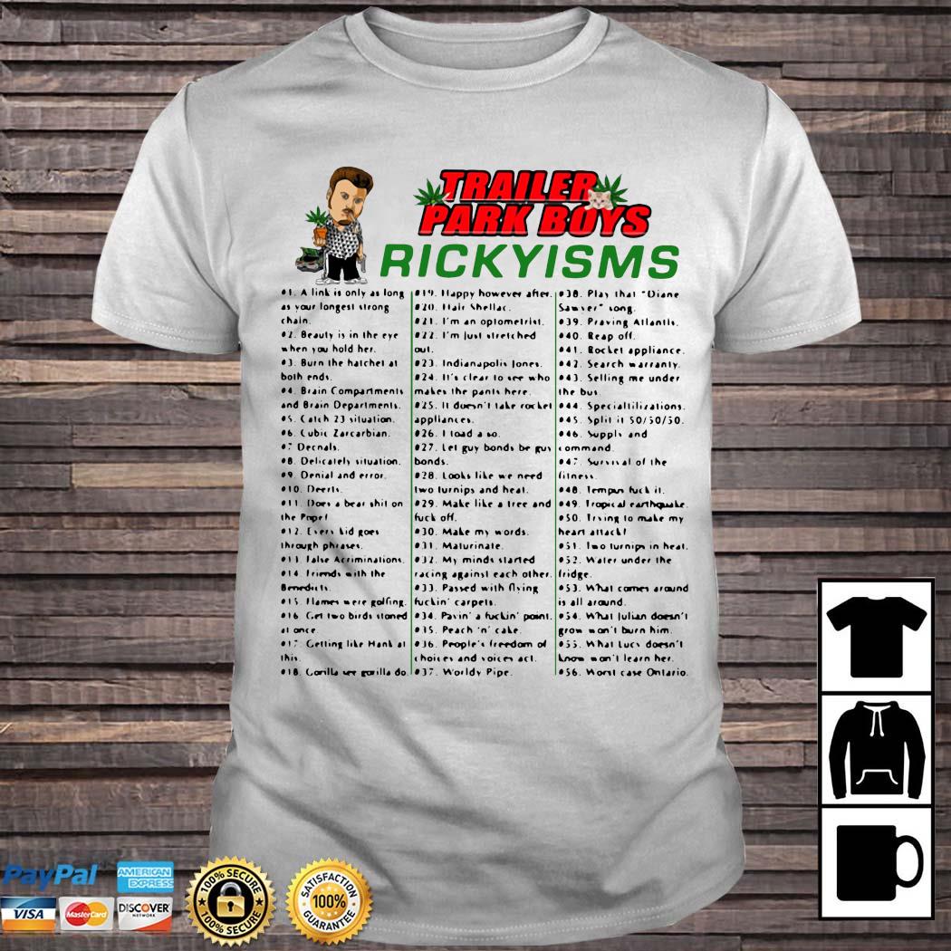 rickyisms shirt