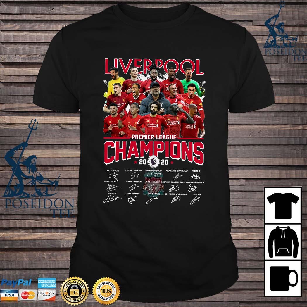 liverpool premier league winners t shirt