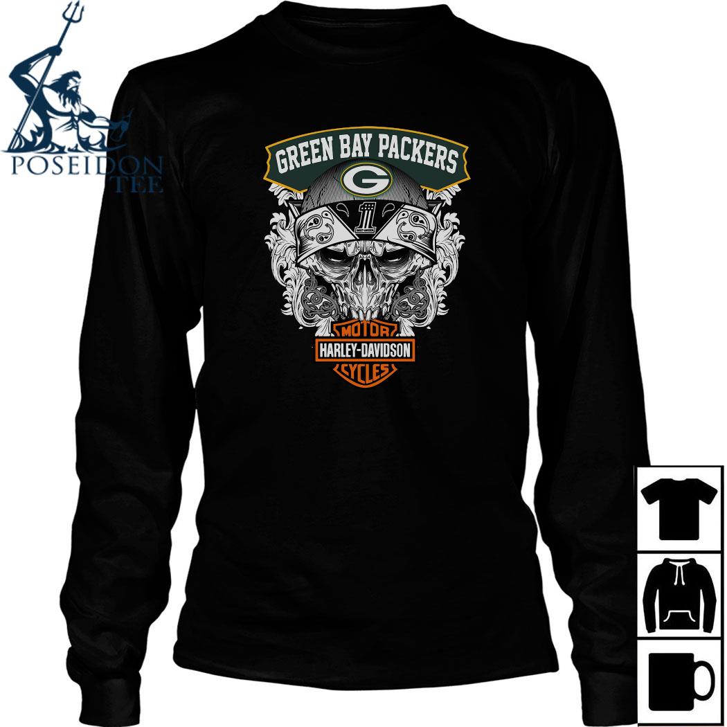green bay packers harley davidson shirt