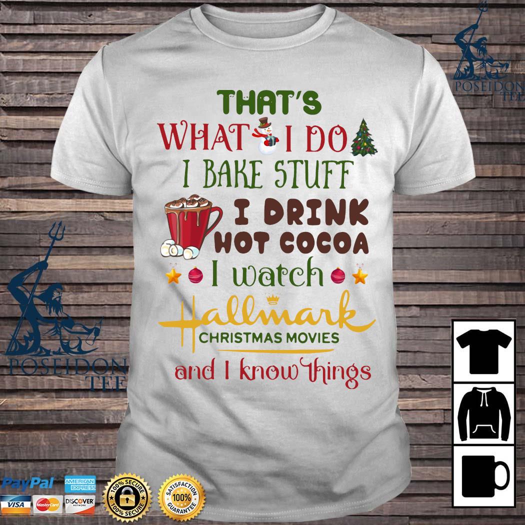 hallmark and hot cocoa shirt