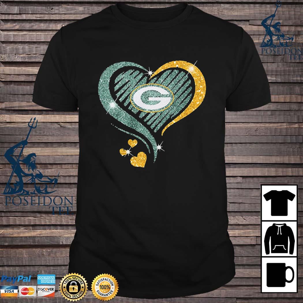 Heart Green Bay Packers NFL Logo shirt, hoodie, sweater, long sleeve and  tank top