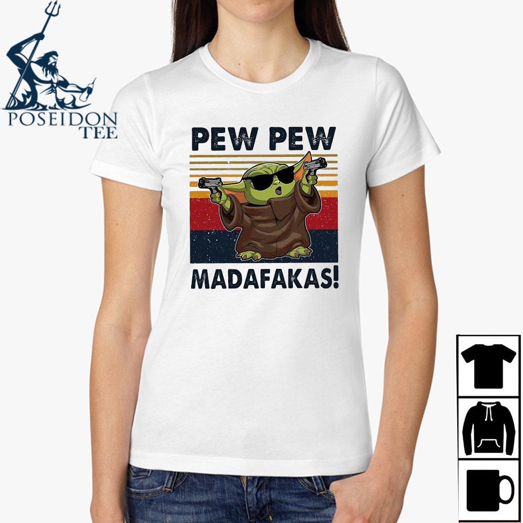 baby yoda pew pew shirt