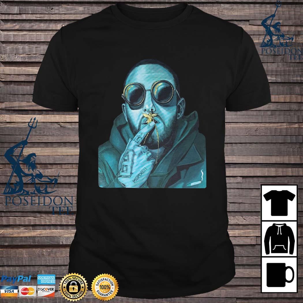 mac miller shirt blue