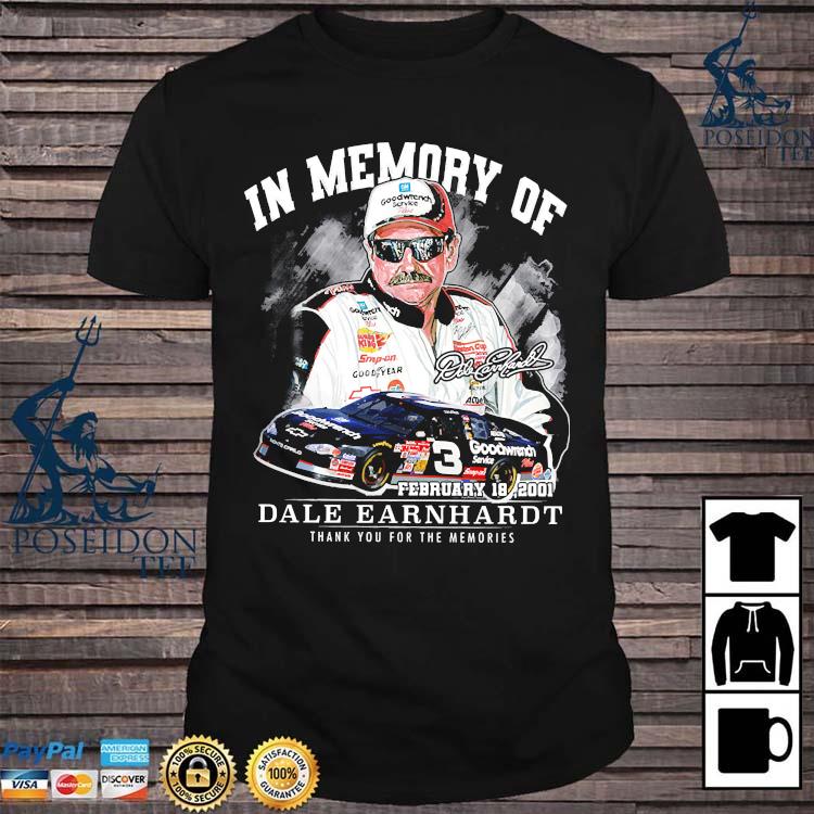 in memory of dale earnhardt shirt